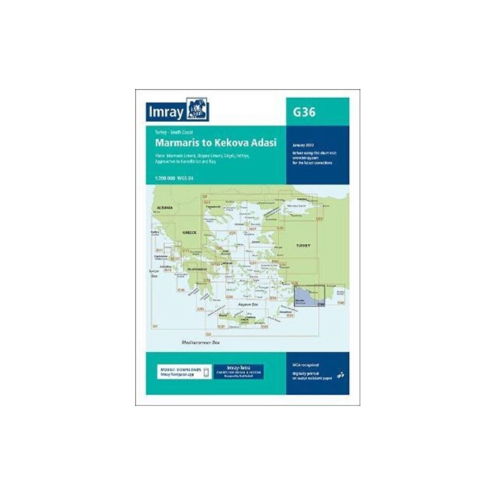 Imray, Laurie, Norie & Wilson Ltd Imray Chart G36 Turkey - South Coast