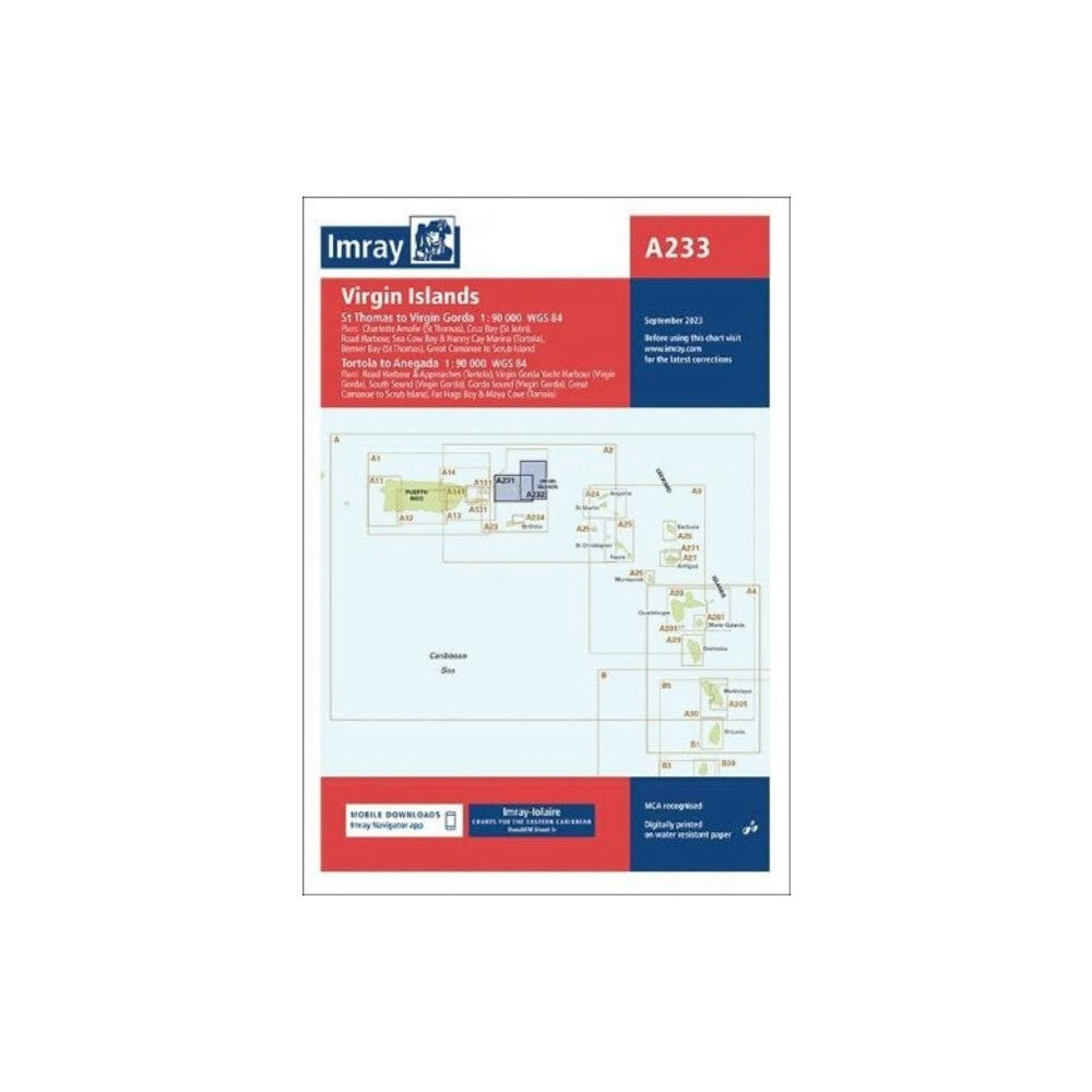 Imray, Laurie, Norie & Wilson Ltd Imray Chart A233