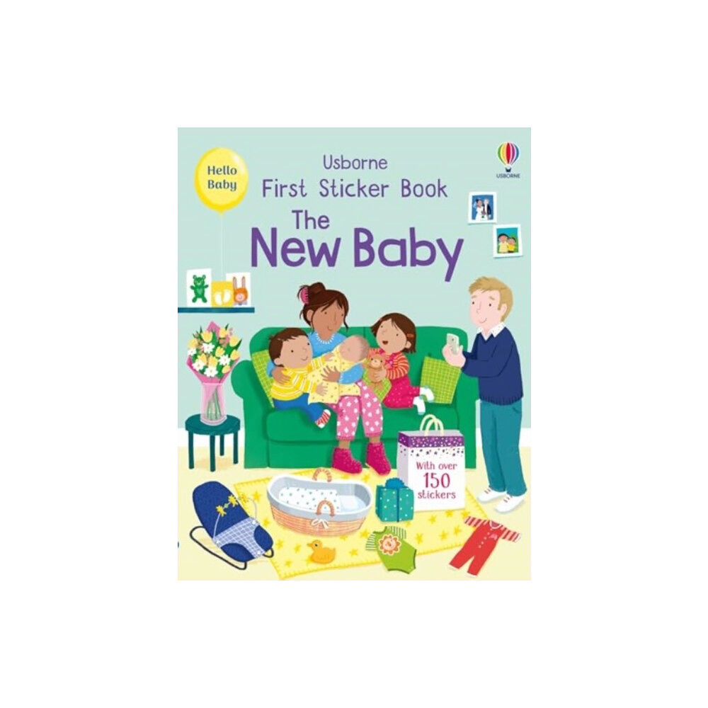 Usborne Publishing Ltd First Sticker Book The New Baby (häftad, eng)