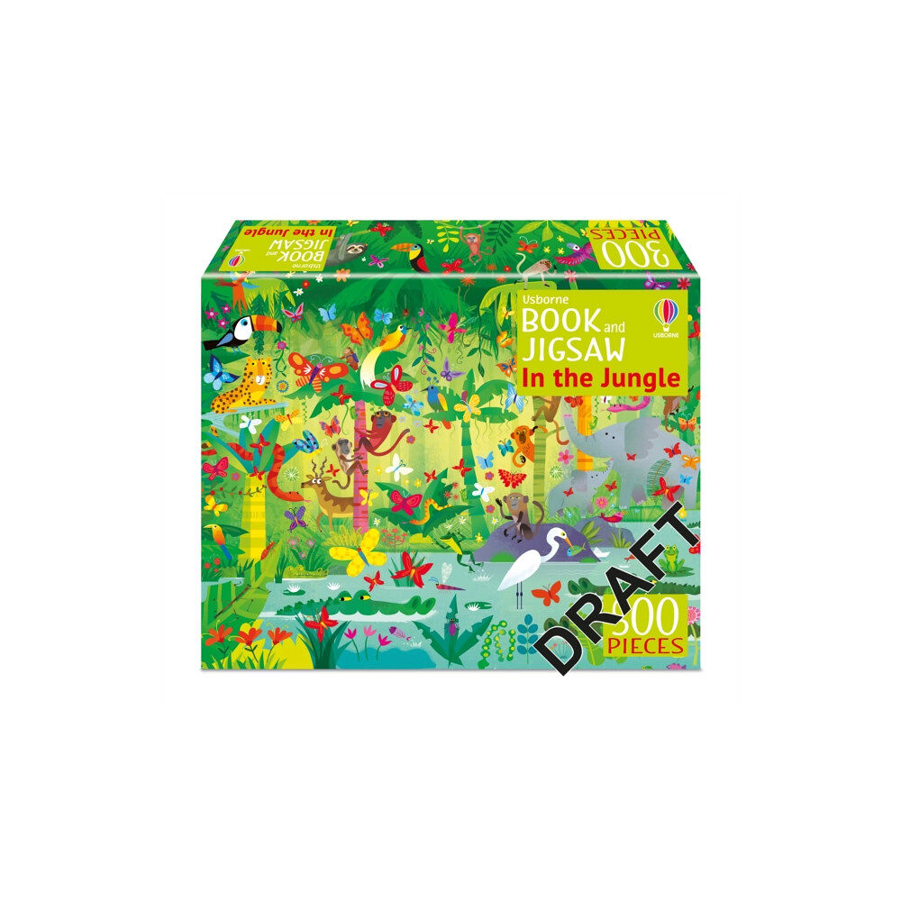 Usborne Publishing Ltd Usborne Book and Jigsaw In the Jungle (häftad, eng)