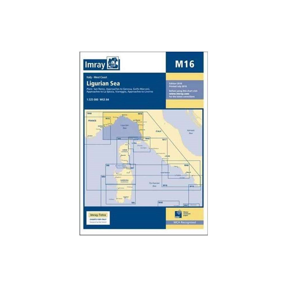 Imray, Laurie, Norie & Wilson Ltd Imray Chart M16 (häftad, eng)