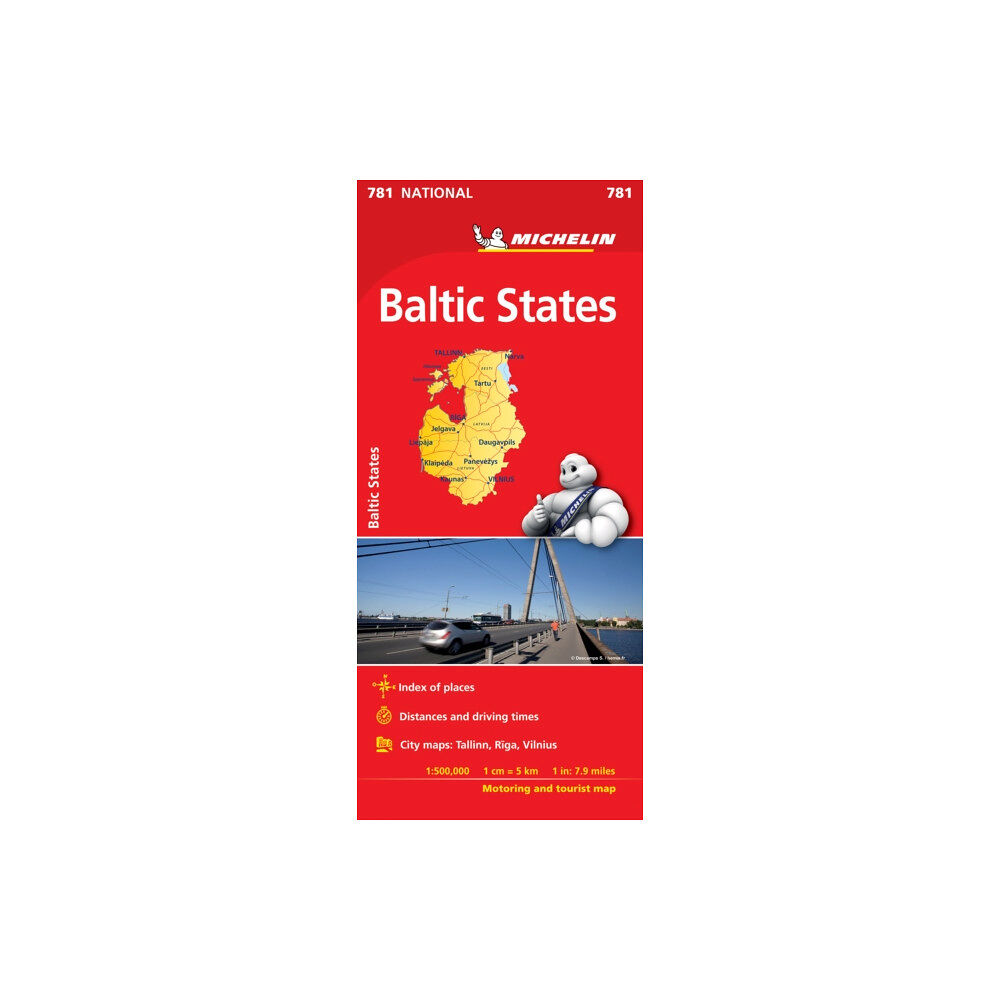 Michelin Editions Des Voyages Baltic States - Michelin National Map 781