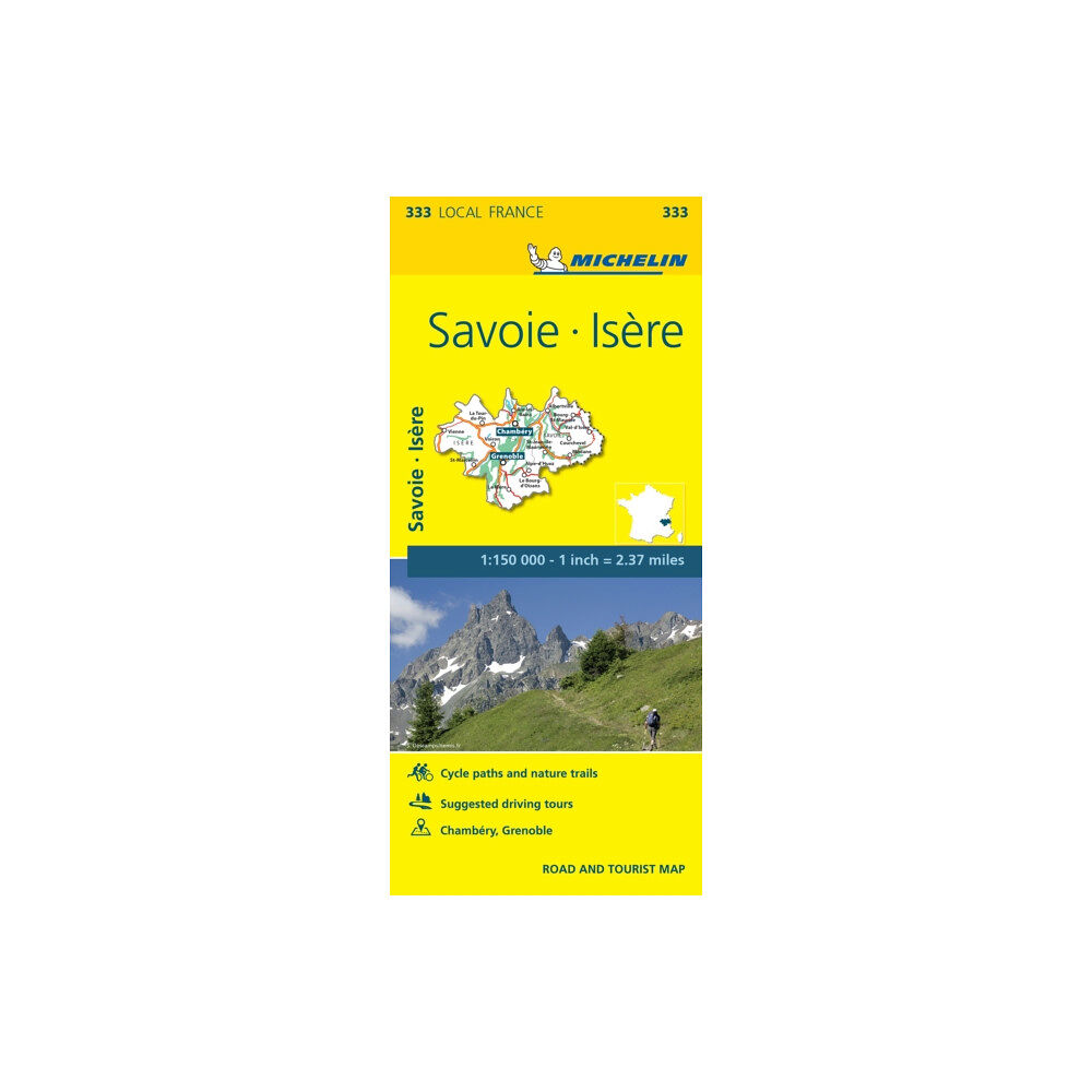 Michelin Editions Des Voyages Isere, Savoie - Michelin Local Map 333