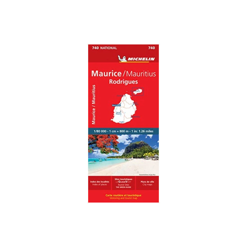 Michelin Editions Des Voyages Maurice (Mauritius) - Michelin National Map 740