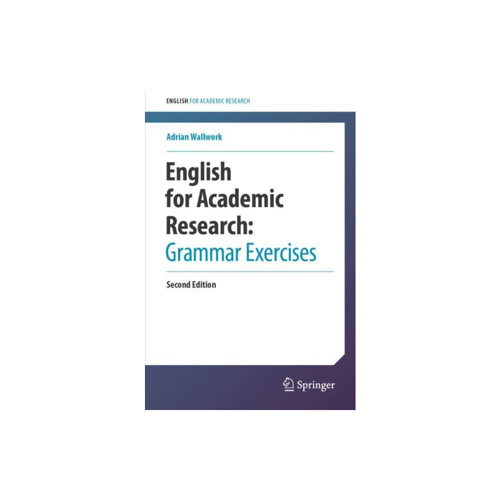 Springer International Publishing AG English for Academic Research:  Grammar Exercises (häftad, eng)