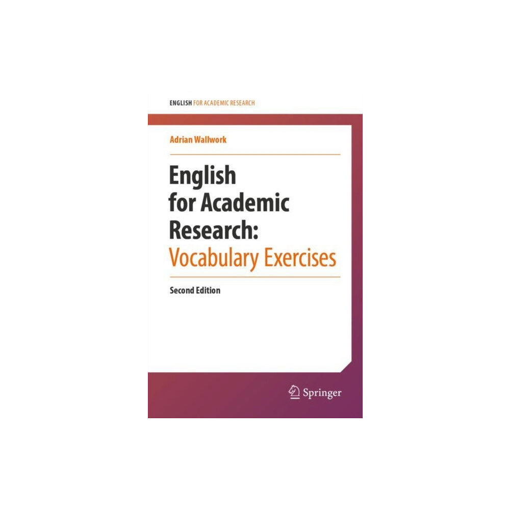 Springer International Publishing AG English for Academic Research:  Vocabulary Exercises (häftad, eng)