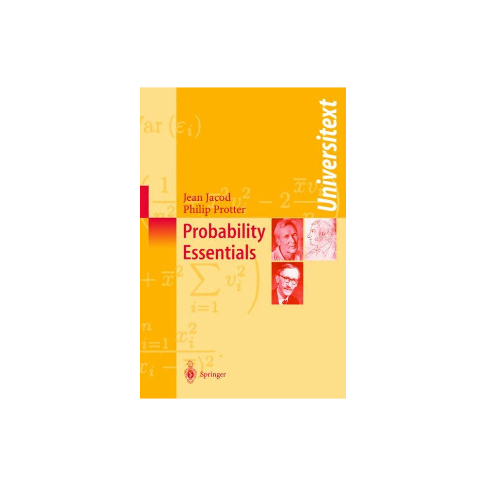 Springer-Verlag Berlin and Heidelberg GmbH & Co. K Probability Essentials (häftad, eng)