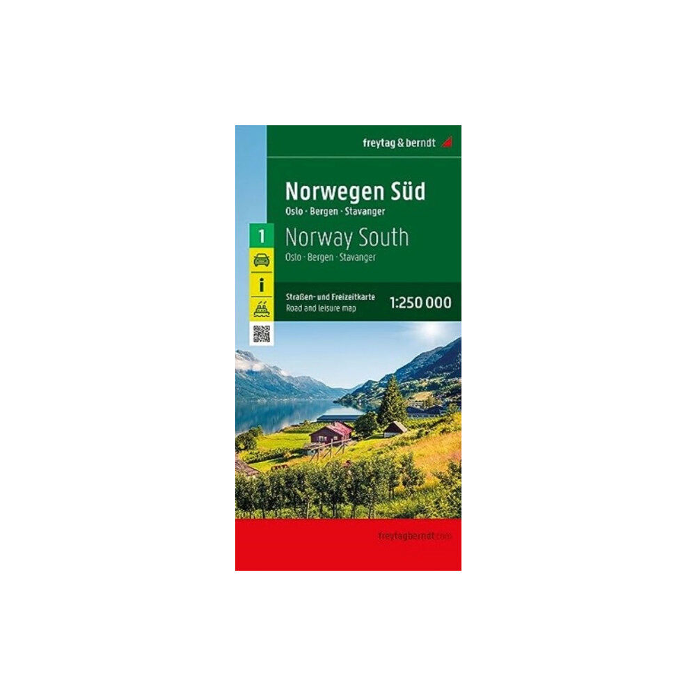 Freytag-Berndt Norway South, Road and Leisure Map