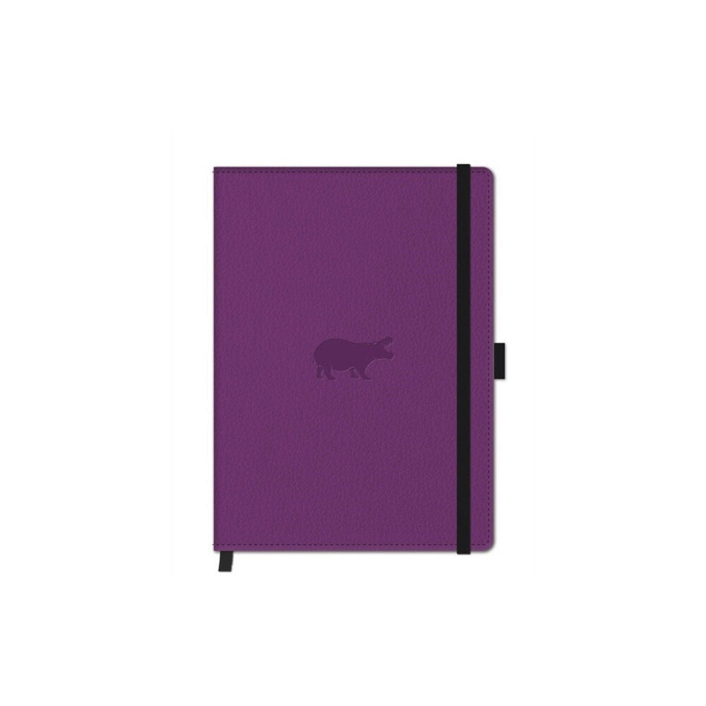 Dingbats* Notebooks Ltd A5 Purple Hippo Nbook Plain