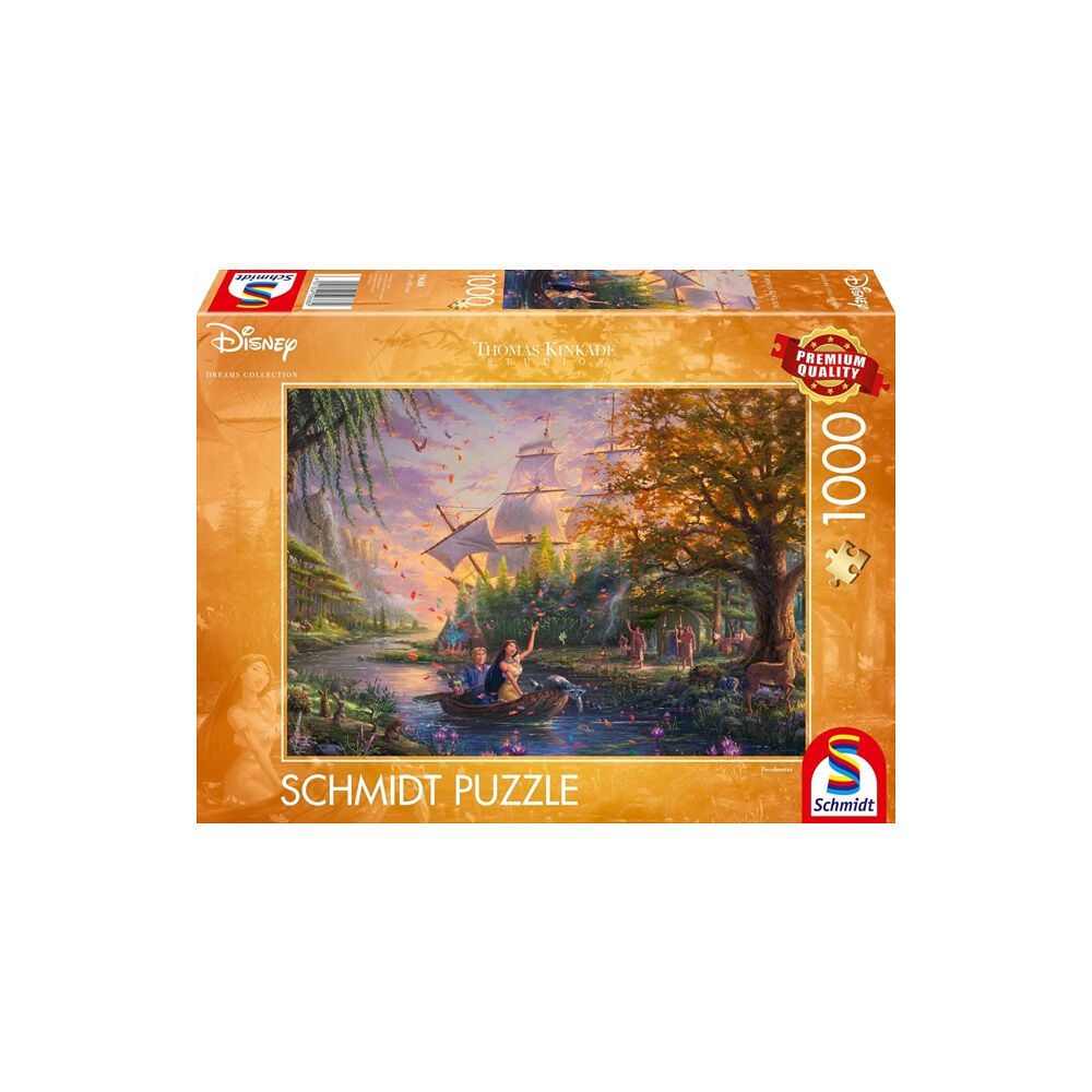 Asmodee Disney Dreams Collection - Pocahontas by Thomas Kinkade 1000 Piece Schmidt Puzzle (häftad, eng)