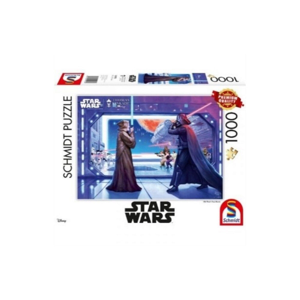 Asmodee Disney Star Wars - Obi Wan's Final Battle by Thomas Kinkade 1000 Piece Schmidt Puzzle (häftad, eng)