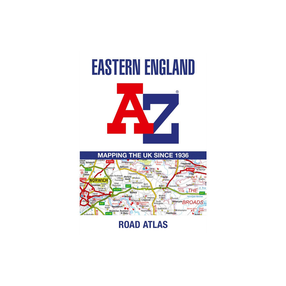 HarperCollins Publishers Eastern England A-Z Road Atlas (häftad, eng)