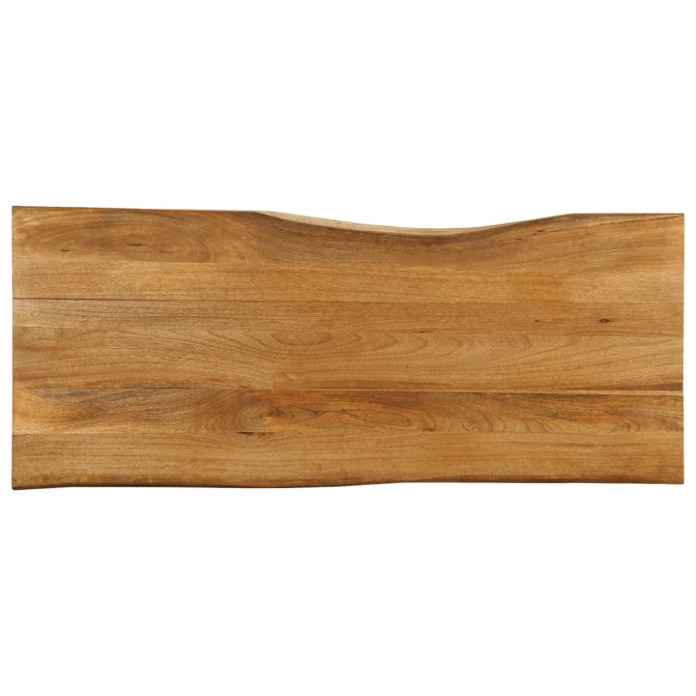 vidaXL Bordsskiva 140x60x2,5 cm levande kant massivt mangoträ
