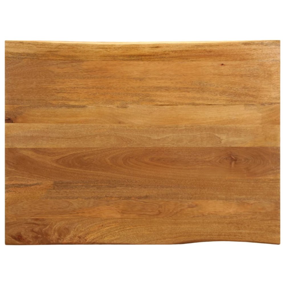 vidaXL Bordsskiva 90x80x3,8 cm levande kant massivt mangoträ