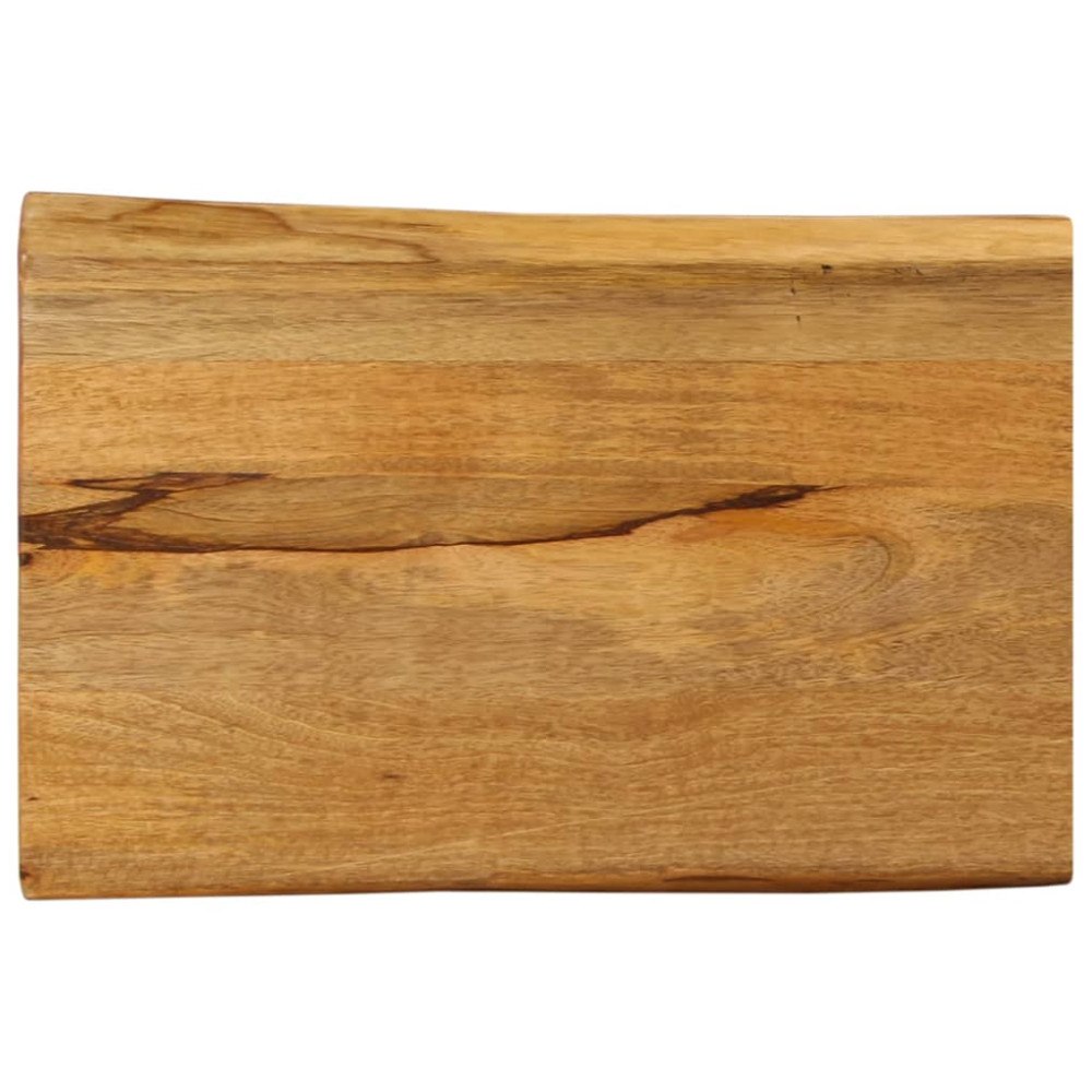 vidaXL Bordsskiva 50x40x3,8 cm levande kant massivt mangoträ