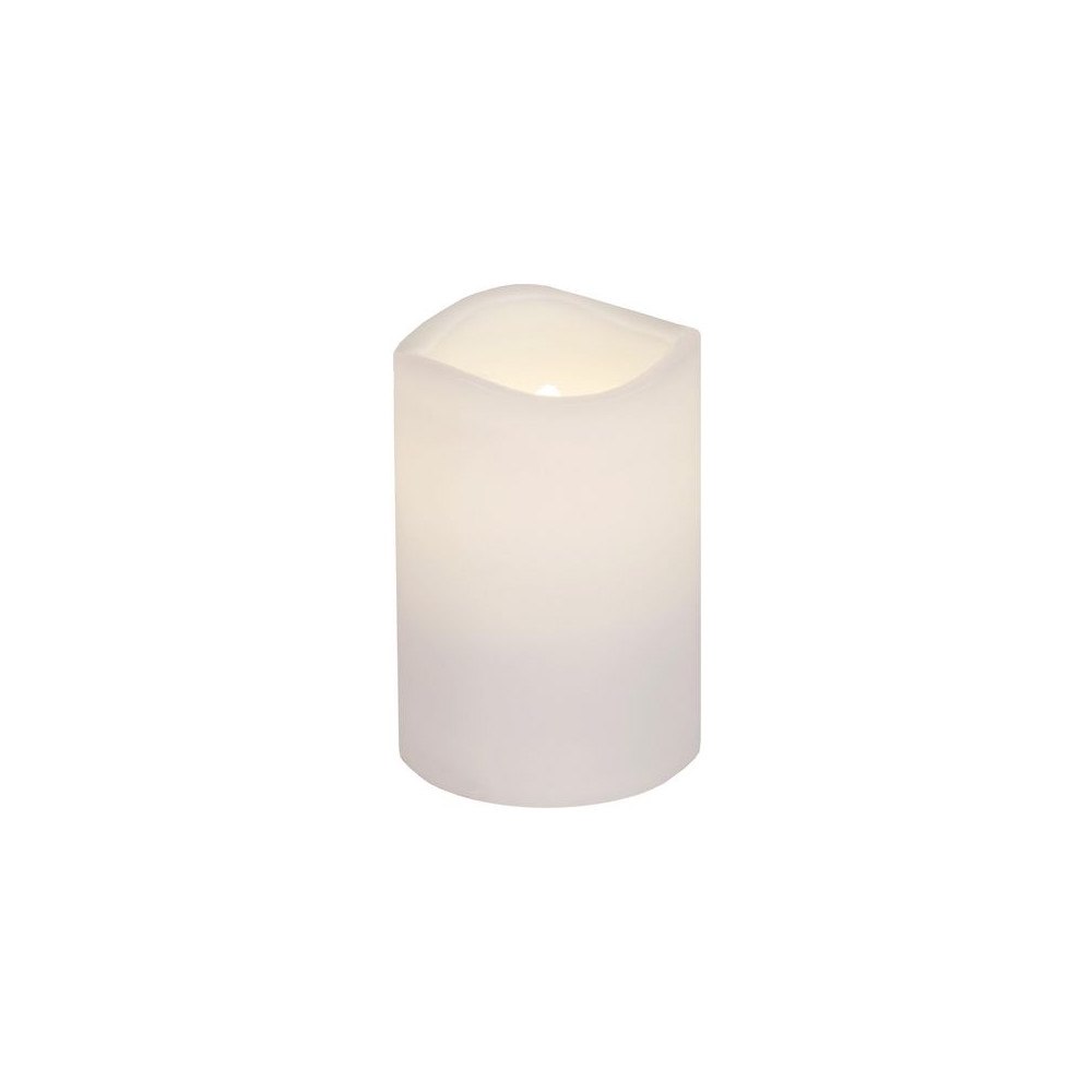 STAR TRADING Blockljus STAR T Paul LED 11,5cm vit