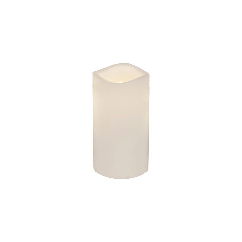 STAR TRADING Blockljus STAR T Paul LED 15cm vit
