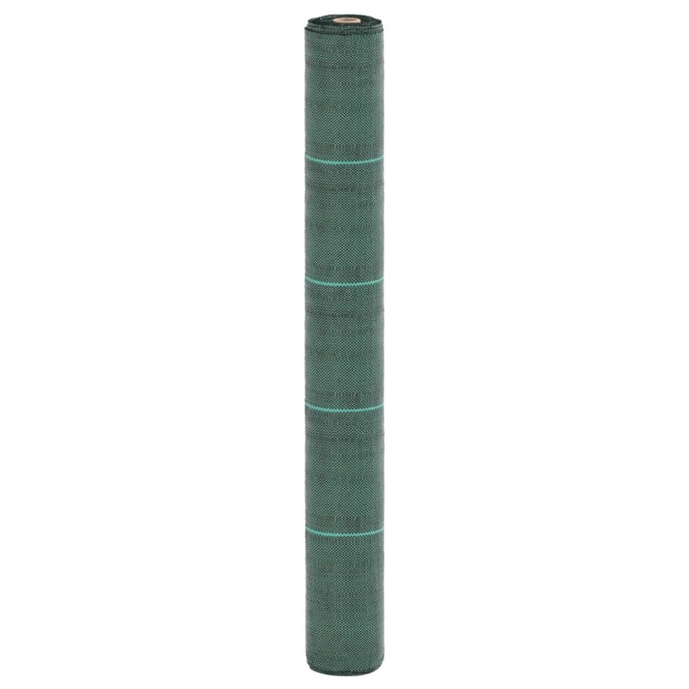 vidaXL Ogräsmatta grön 1x100 m PP