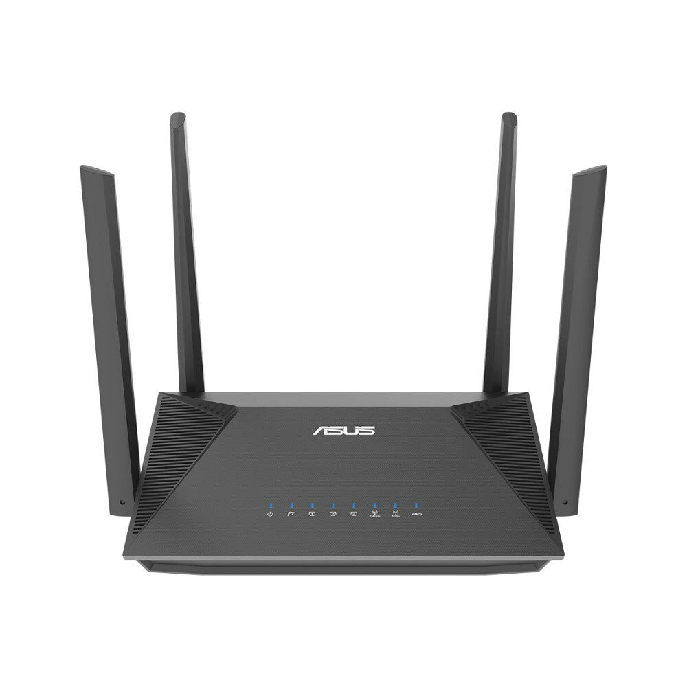 ASUSTeK COMPUTER ASUS RT-AX52 - trådlös router - Wi-Fi 6 - skrivbordsmodell