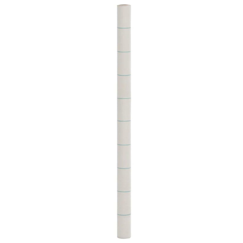 vidaXL Ogräsmatta vit 2x5 m PP