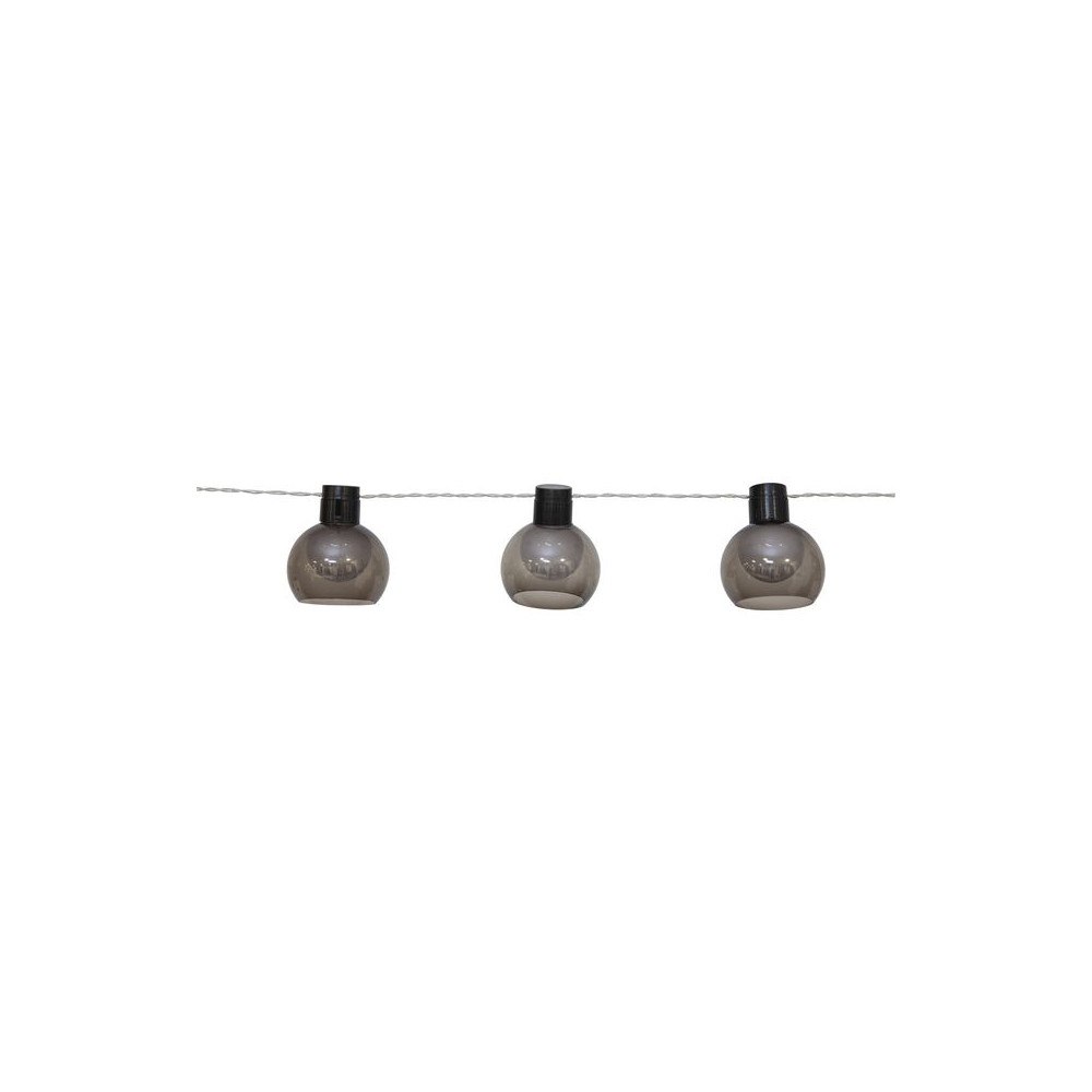STAR TRADING Ljusslinga solcell Smoky LED 2,7m