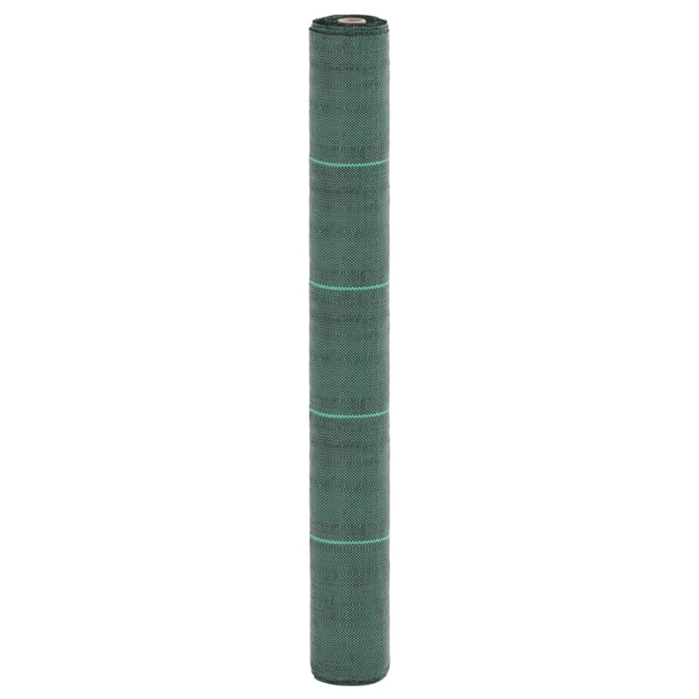 vidaXL Ogräsmatta grön 1x25 m PP