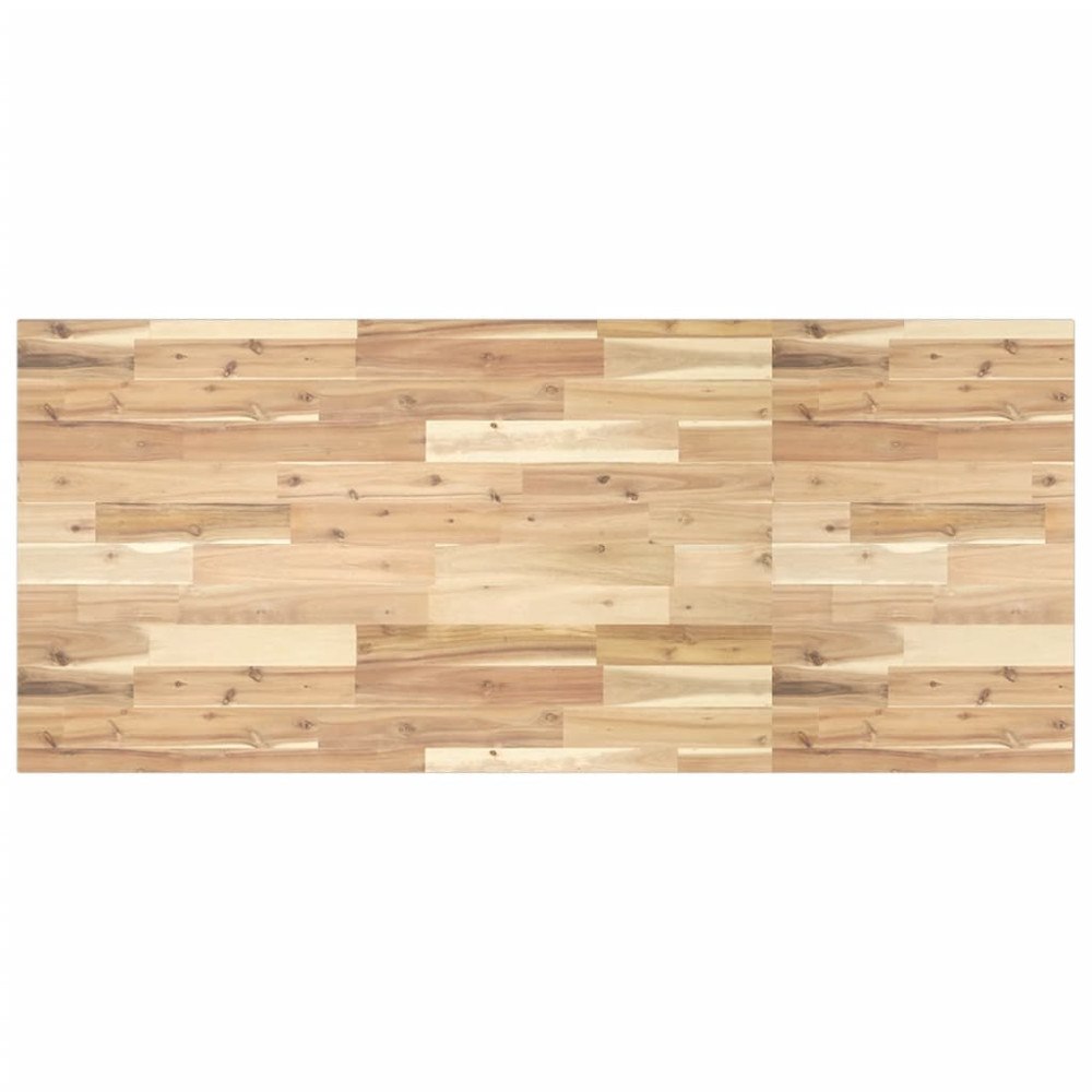 vidaXL Bordsskiva obehandlad 120x60x2 cm massivt akaciaträ