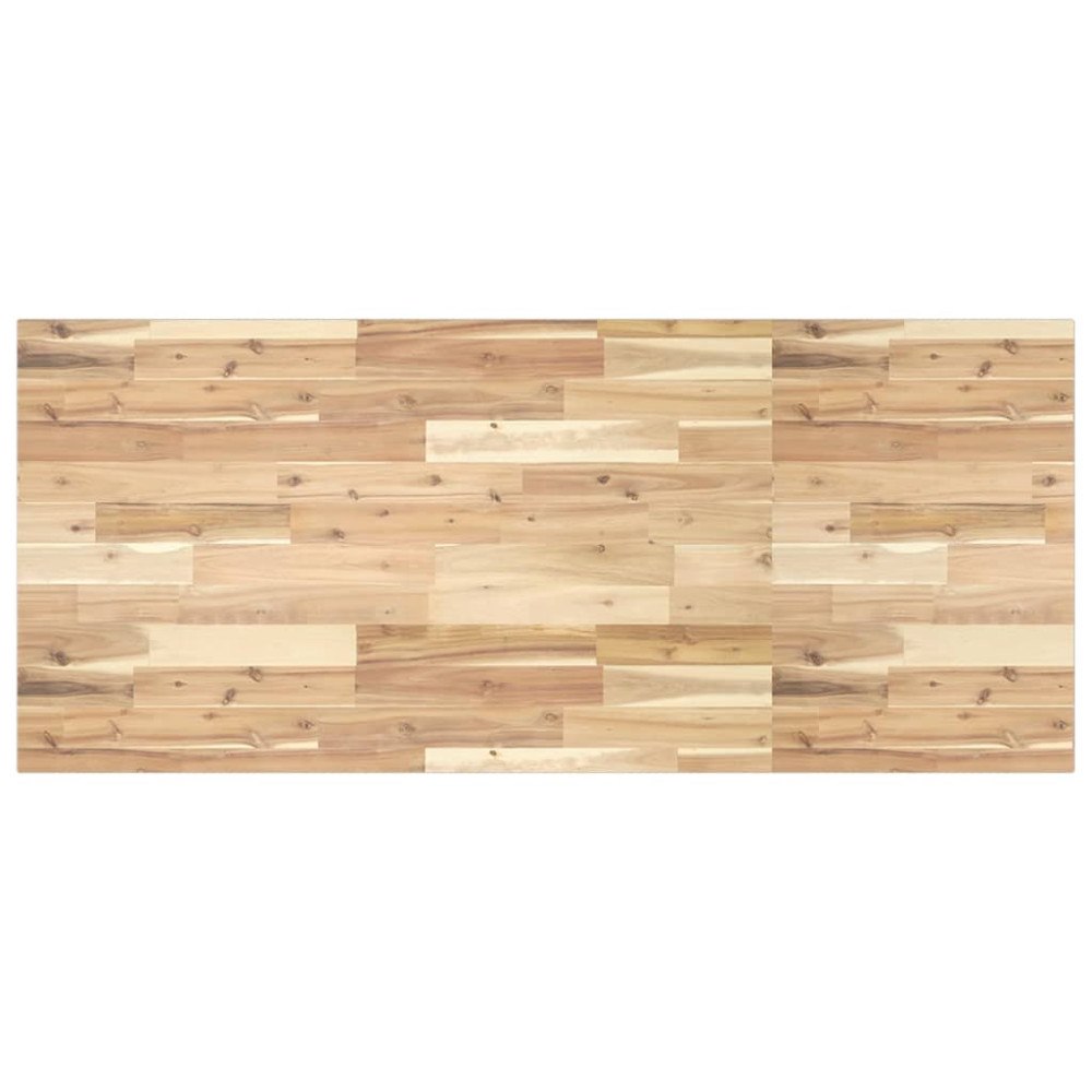 vidaXL Bordsskiva obehandlad 140x60x2 cm massivt akaciaträ