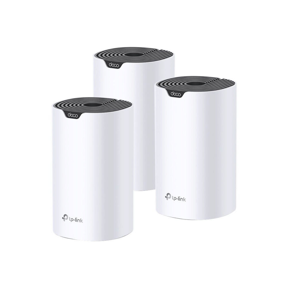 TP-LINK Technologies TP-Link Deco S7 (3-pack) Dual-band (2,4 GHz / 5 GHz) Wi-Fi 5 (802.11ac) Vit, Svart Intern