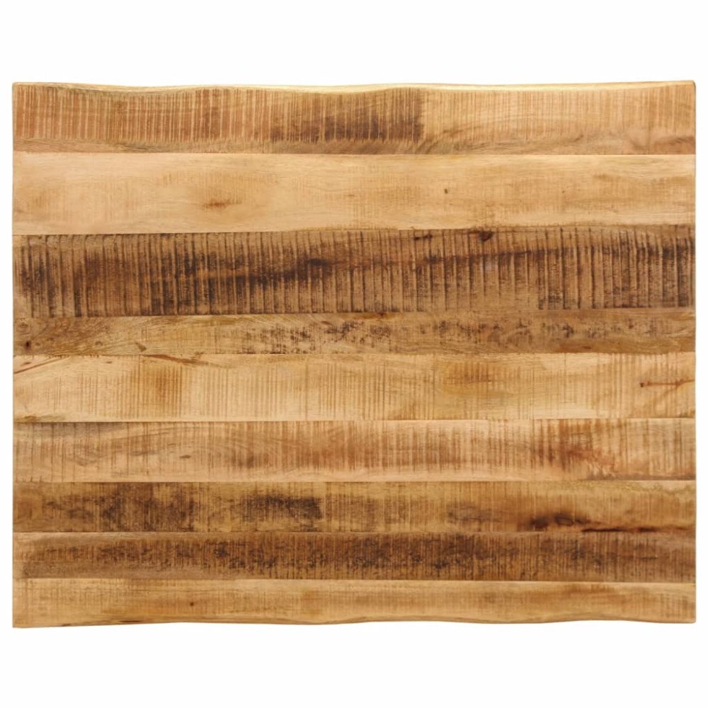 vidaXL Bordsskiva 110x80x2,5 cm levande kant massivt grovt mangoträ