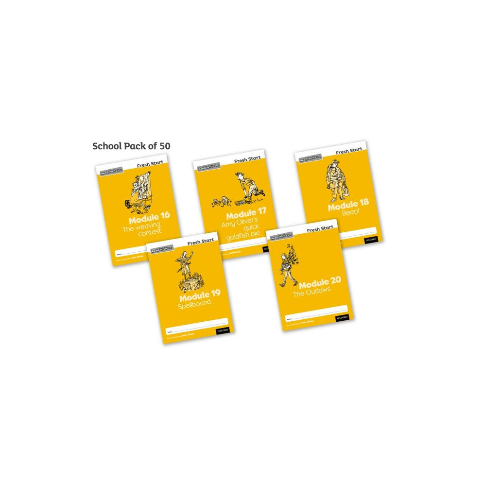 Oxford University Press Read Write Inc. Fresh Start: Modules 16-20 - School Pack of 50 (häftad, eng)