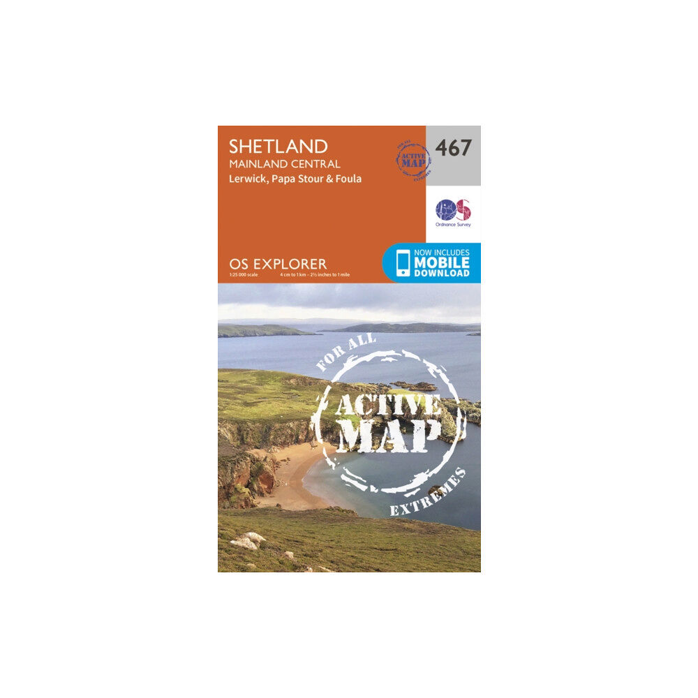 Ordnance Survey Shetland - Mainland Central