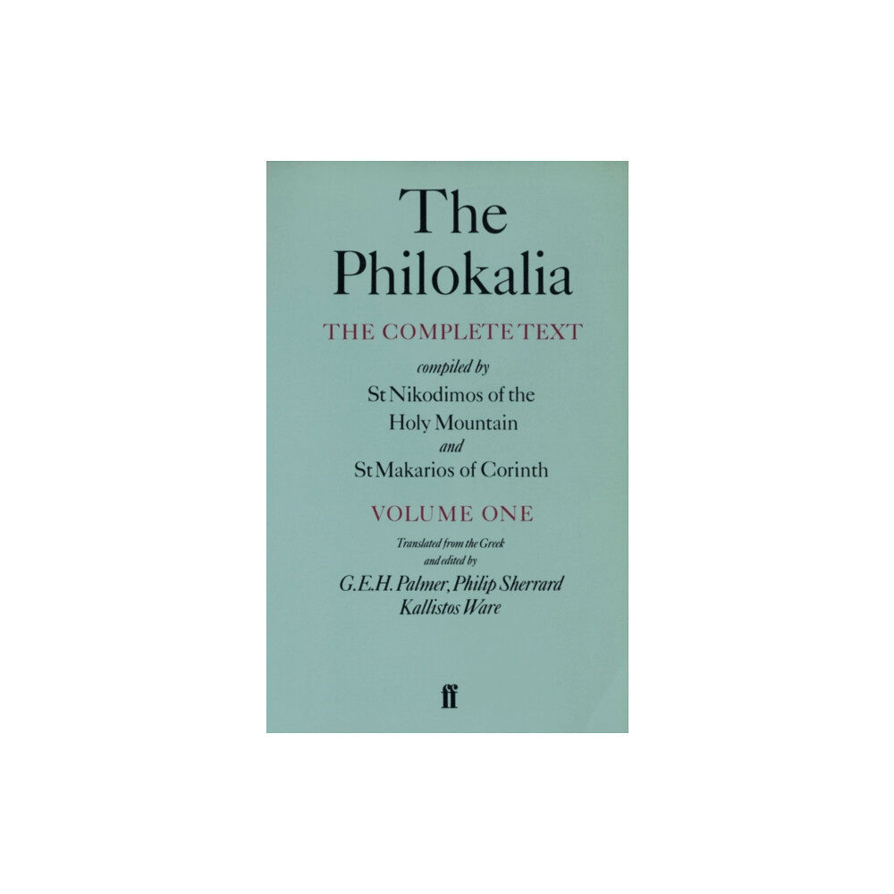 Faber & Faber The Philokalia Vol 1 (häftad, eng)