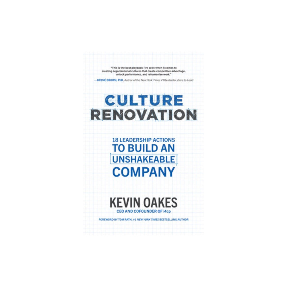 McGraw-Hill Education Culture Renovation: 18 Leadership Actions to Build an Unshakeable Company (inbunden, eng)