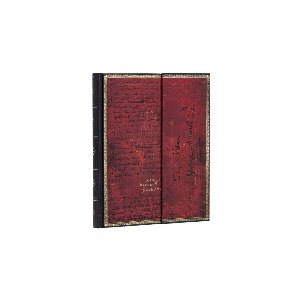 paperblanks Orwell, Nineteen Eighty-Four Ultra Lined Hardcover Journal (Wrap Closure) (inbunden, eng)