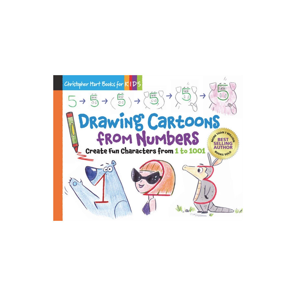 Sixth & Spring Books Drawing Cartoons From Numbers (häftad, eng)