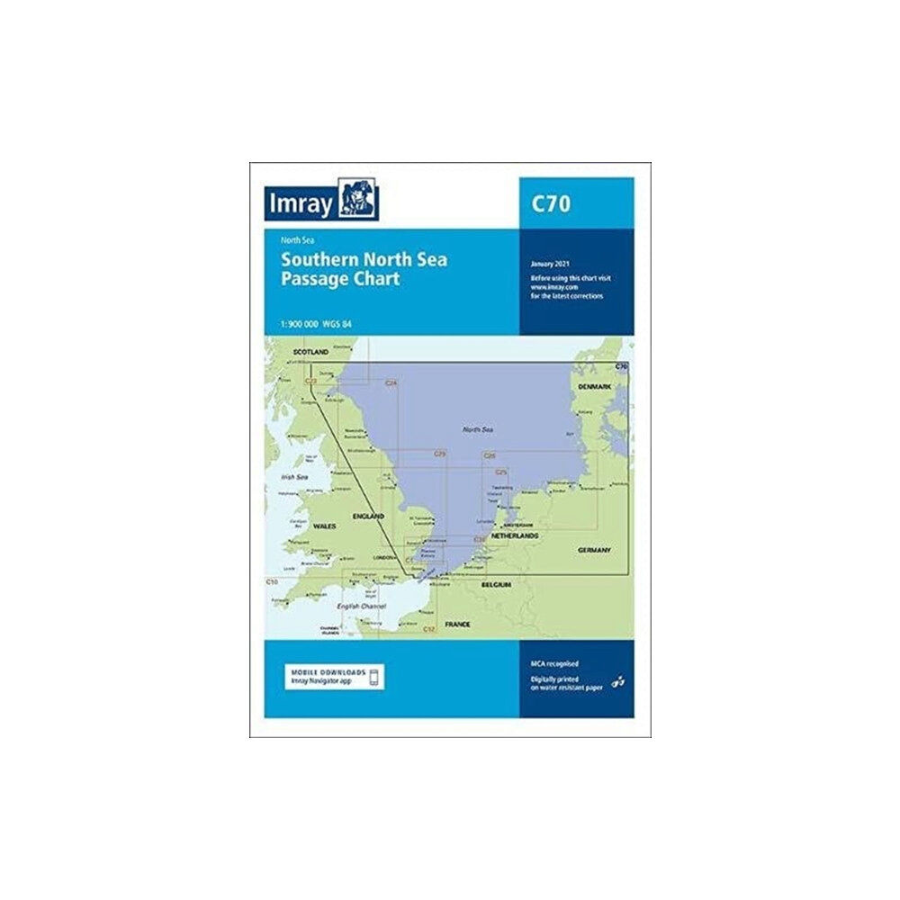 Imray, Laurie, Norie & Wilson Ltd C70 Southern North Sea Passage Chart