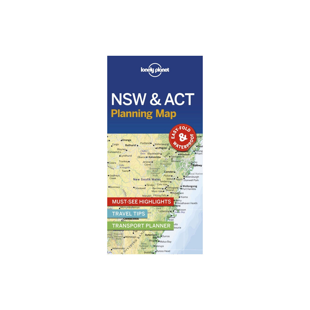 Lonely Planet Global Limited Lonely Planet New South Wales & ACT Planning Map