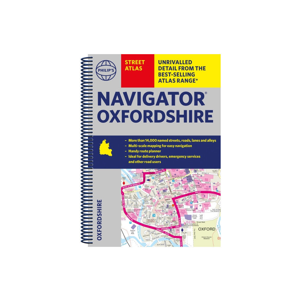 Octopus publishing group Philip's Navigator Street Atlas Oxfordshire (bok, spiral, eng)