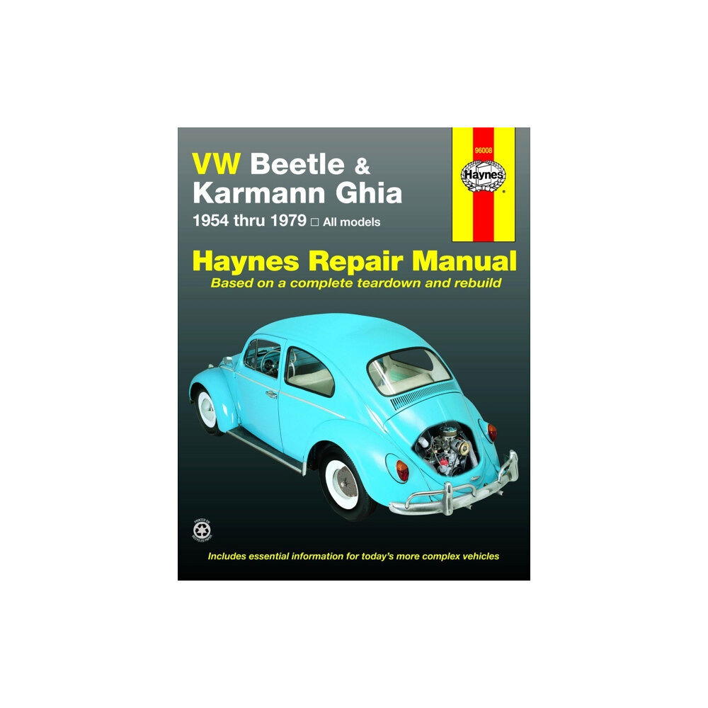 Haynes Manuals Inc Volkswagen VW Beetle & Karmann Ghia (1954-1979) Haynes Repair Manual (USA) (häftad, eng)