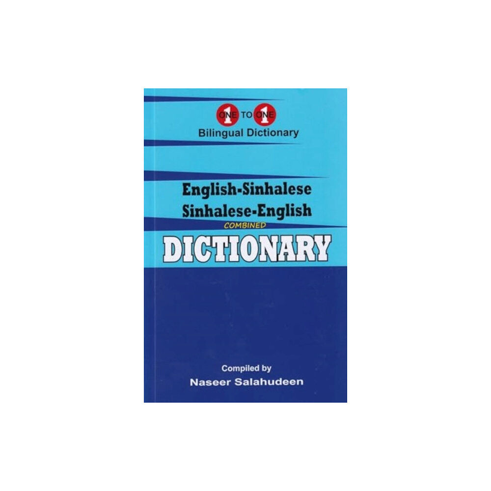IBS Books English-Sinhalese & Sinhalese-English One-to-One Dictionary (häftad, eng)