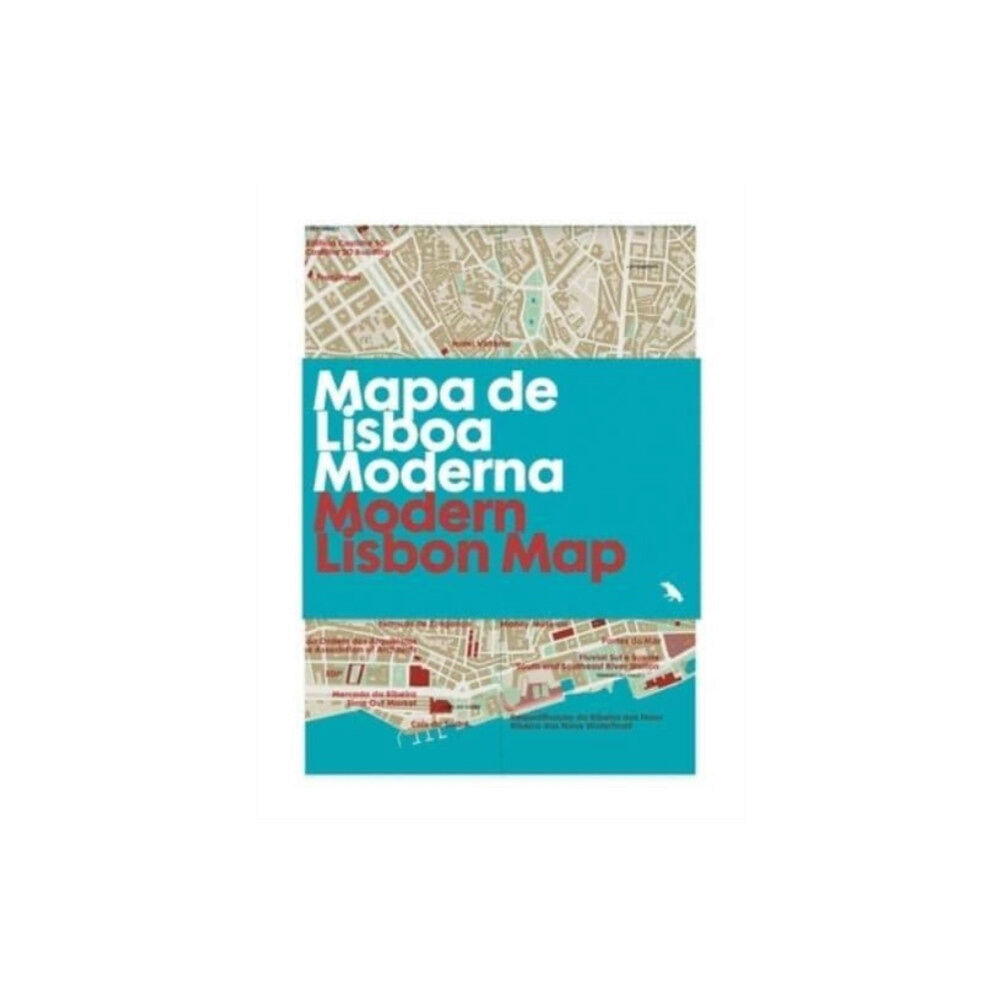 Blue Crow Media Modern Lisbon Map