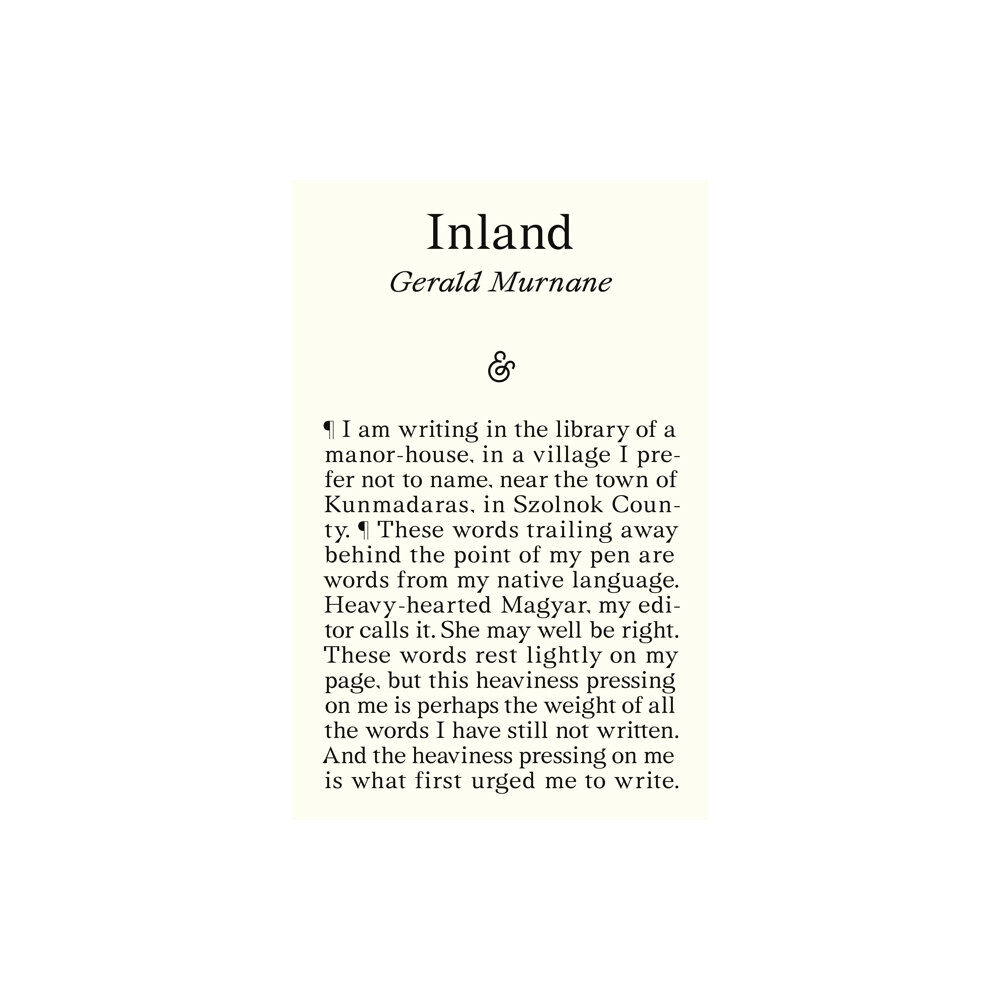 And Other Stories Inland (häftad, eng)