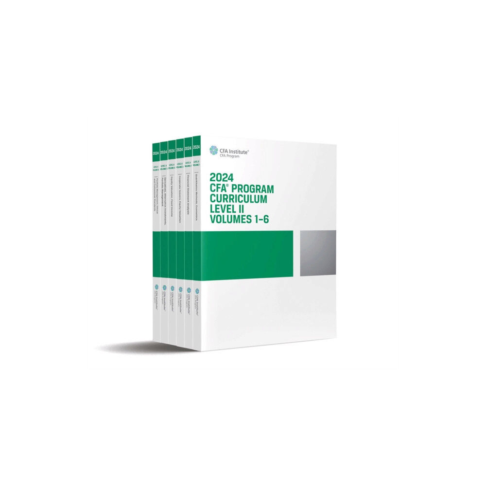 CFA Institute 2024 CFA Program Curriculum Level II Box Set (häftad, eng)