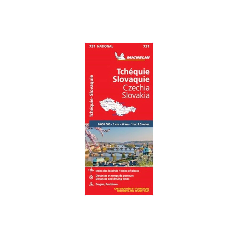 Michelin Editions Des Voyages Czech Republic, Slovak Republic - Michelin National Map 731