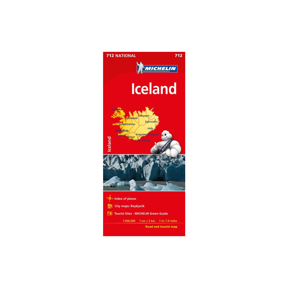 Michelin Editions Des Voyages Iceland - - Michelin National Map 750