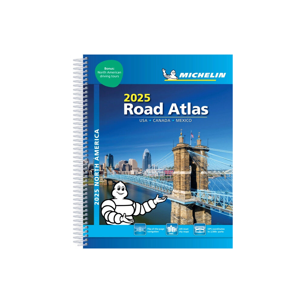 Michelin Editions Des Voyages USA  Canada  Mexico - Tourist and Motoring Atlas (A4-Spiral) (bok, spiral, eng)