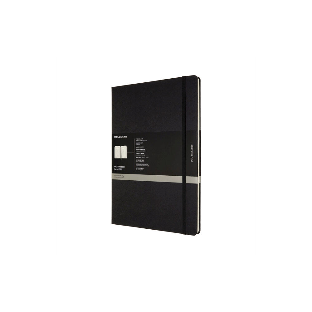 Moleskine MOLESKINE PRO NOTEBOOK A4 HARD COVER BLA (inbunden, eng)