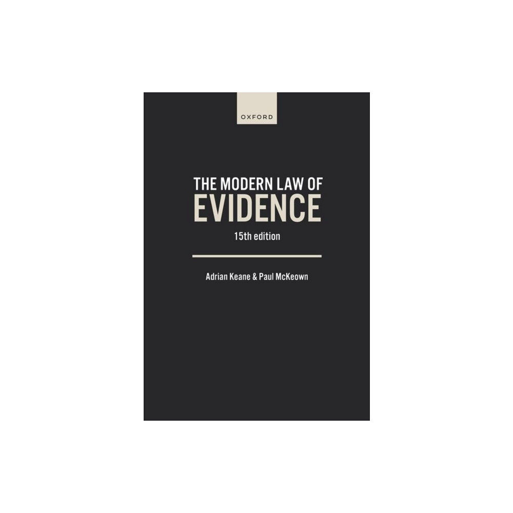 Oxford University Press The Modern Law of Evidence (häftad, eng)