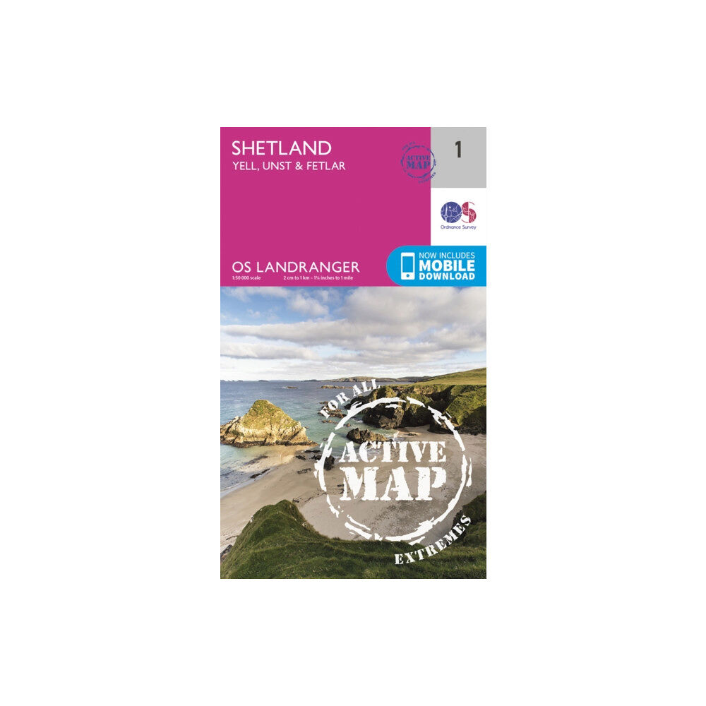 Ordnance Survey Shetland - Yell, Unst and Fetlar